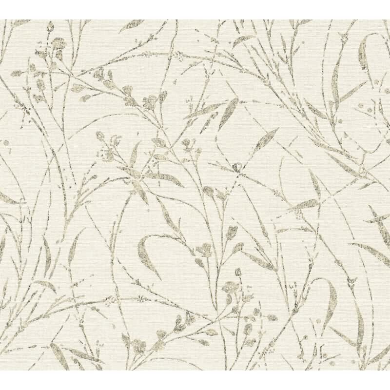 Hochwertige Vliestapete Botanical & Dschungel Beige - Vibes & Styles (KG-177083)