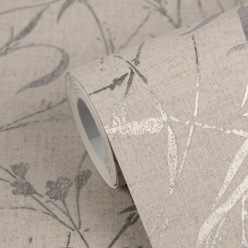 Vliestapete Braun Botanical & Dschungel - Vibes & Styles Edition von livingwalls (KG-177085)