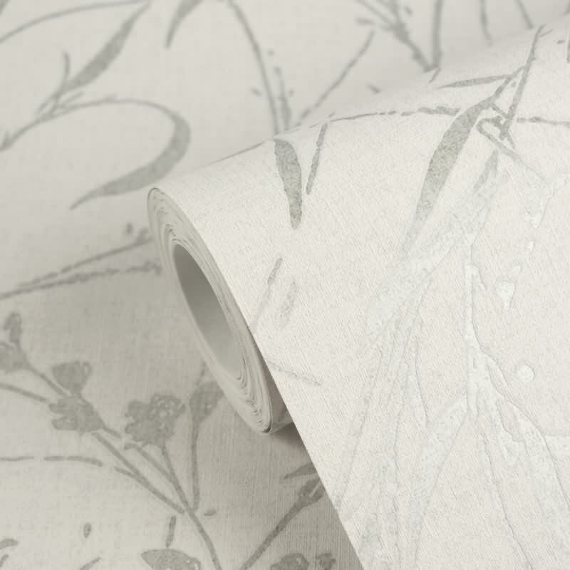 Stilvolle Botanical & Dschungel-Tapete Beige mit Grün aus Vibes & Styles (KG-177086)