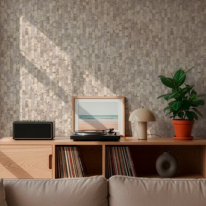 Hochwertige Vliestapete Muster Beige - Vibes & Styles (KG-177088)