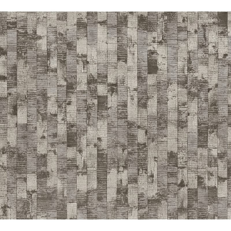 Stilvolle Muster-Tapete Grau mit Beige aus Vibes & Styles (KG-177089)