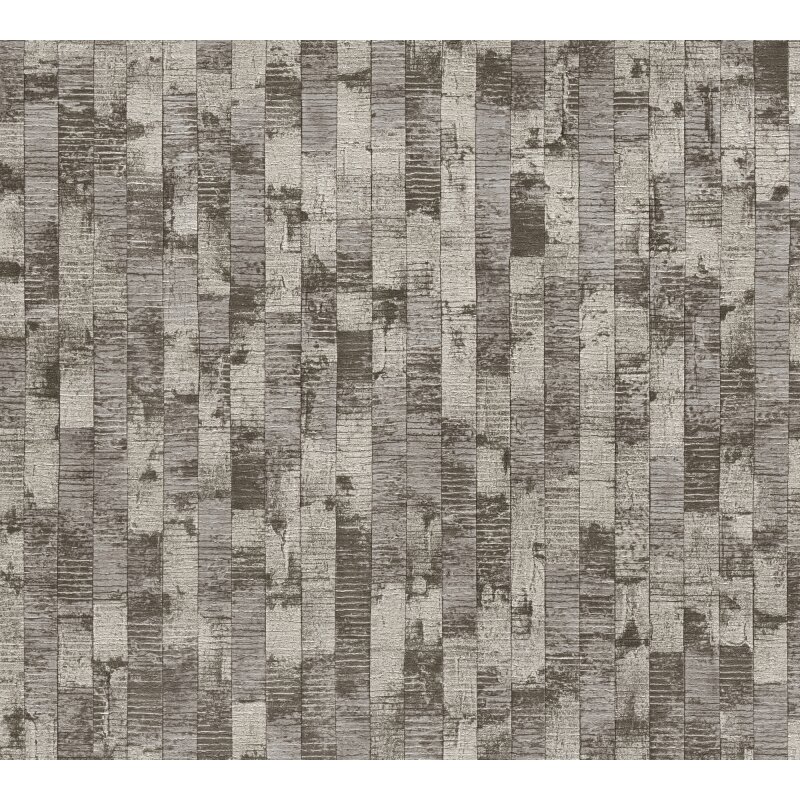 Stilvolle Muster-Tapete Grau mit Beige aus Vibes & Styles (KG-177089)