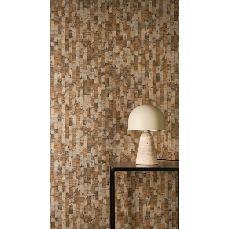 Muster-Muster Vliestapete im Braun-Ton - Vibes & Styles Serie (KG-177091)