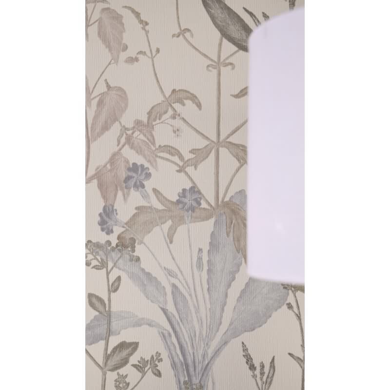 Premium Vliestapete Botanical & Dschungel Beige mit Grau - Vibes & Styles (KG-177092)
