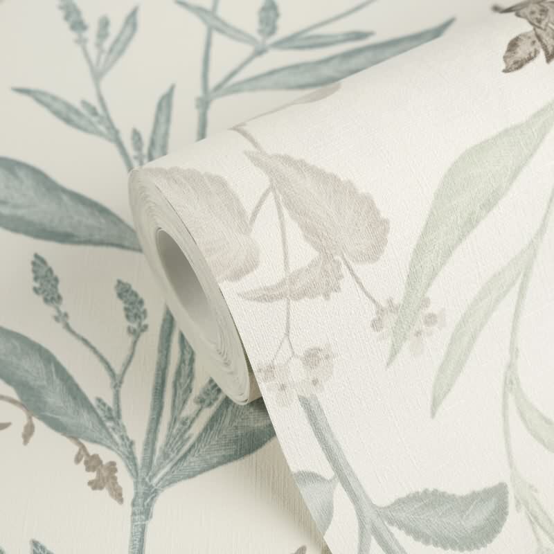 Braun Botanical & Dschungel-Design Vliestapete - Vibes & Styles Kollektion (KG-177093)