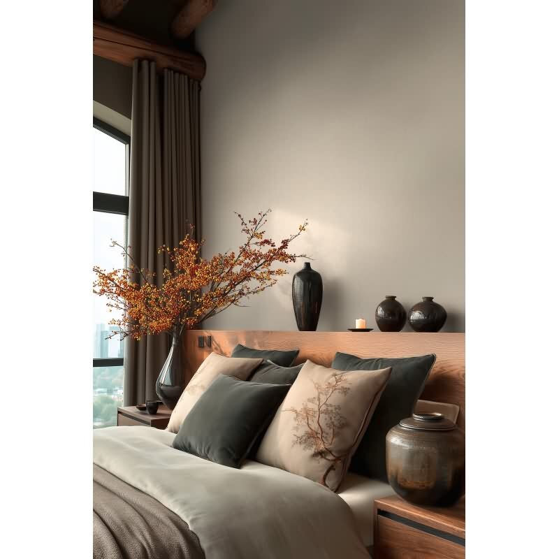 Edle Vliestapete mit Uni in Beige (Vibes & Styles) (KG-177097)