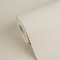Edle Vliestapete mit Uni in Beige (Vibes &amp; Styles)...