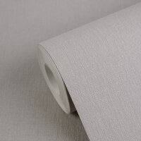 Edle Vliestapete mit Uni in Grau (Vibes &amp; Styles)...