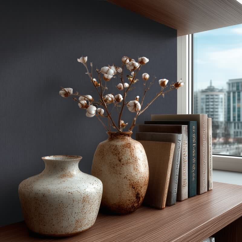 Uni-Muster Vliestapete im Blau-Ton - Vibes & Styles Serie (KG-177100)