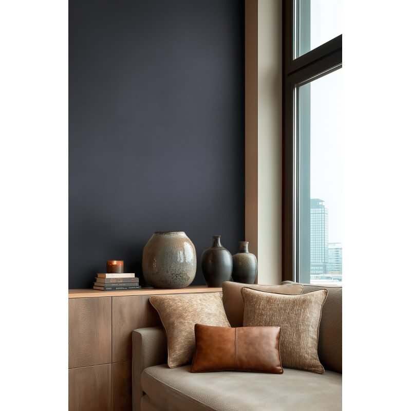 Uni-Muster Vliestapete im Blau-Ton - Vibes & Styles Serie (KG-177100)