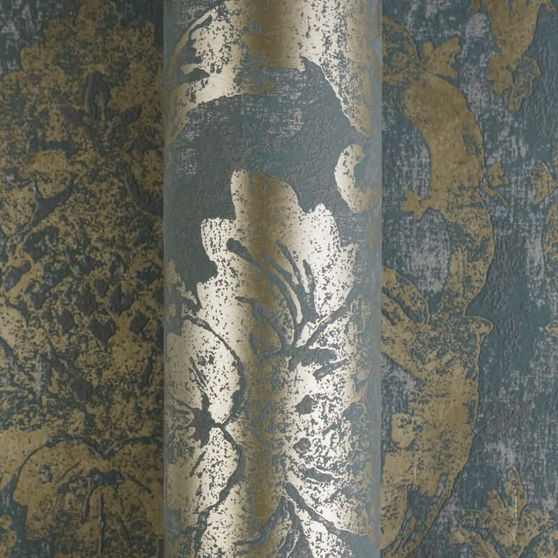 livingwallss Vibes & Styles: Vliestapete mit Barock & Ornament-Design in Grün (KG-177103)