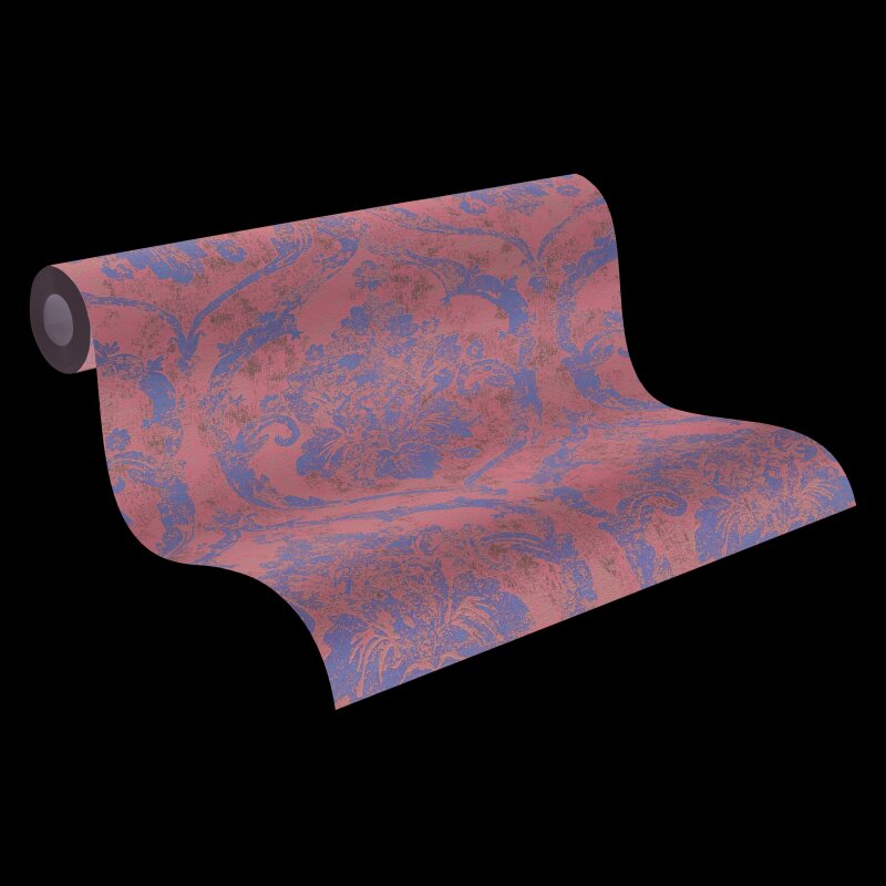 livingwallss Vibes & Styles: Vliestapete mit Barock & Ornament-Design in Grün (KG-177103)