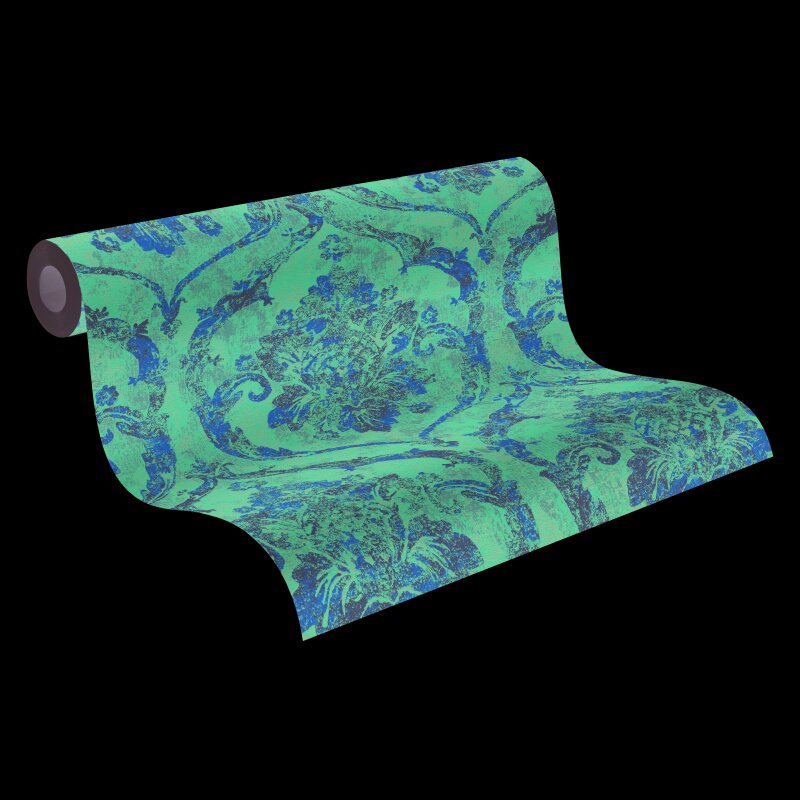 Vliestapete Rot Barock & Ornament - Vibes & Styles Edition von livingwalls (KG-177104)