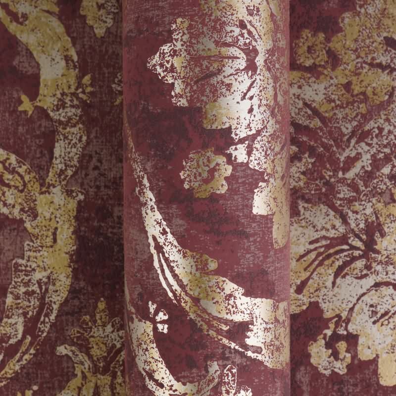 Vliestapete Rot Barock & Ornament - Vibes & Styles Edition von livingwalls (KG-177104)