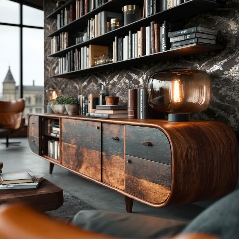 livingwallss Vibes & Styles: Vliestapete mit Barock & Ornament-Design in Schwarz (KG-177105)