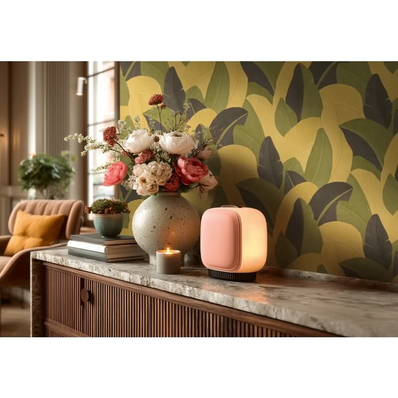 Vliestapete Gelb Botanical & Dschungel - Vibes & Styles Edition von livingwalls (KG-177106)