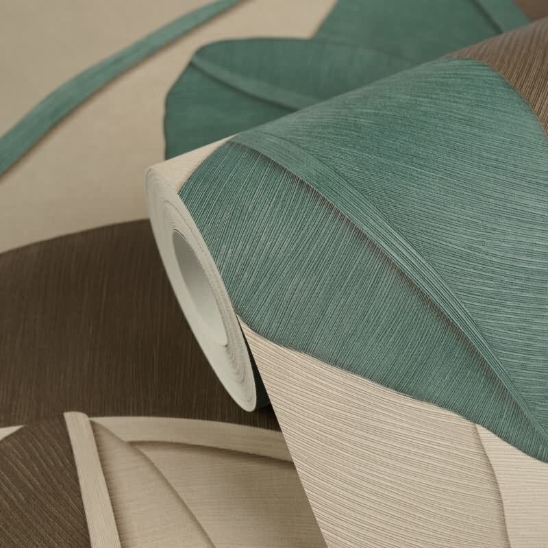 Botanical & Dschungel-Muster Vliestapete im Beige-Ton - Vibes & Styles Serie (KG-177107)