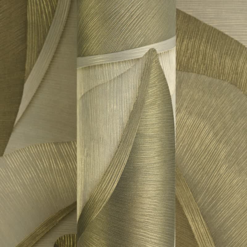 Elegante Vliestapete Beige-Botanical & Dschungel - Exklusiv Vibes & Styles (KG-177108)