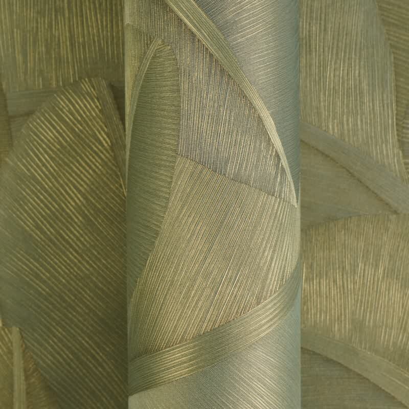 Elegante Vliestapete Grün-Botanical & Dschungel - Exklusiv Vibes & Styles (KG-177109)