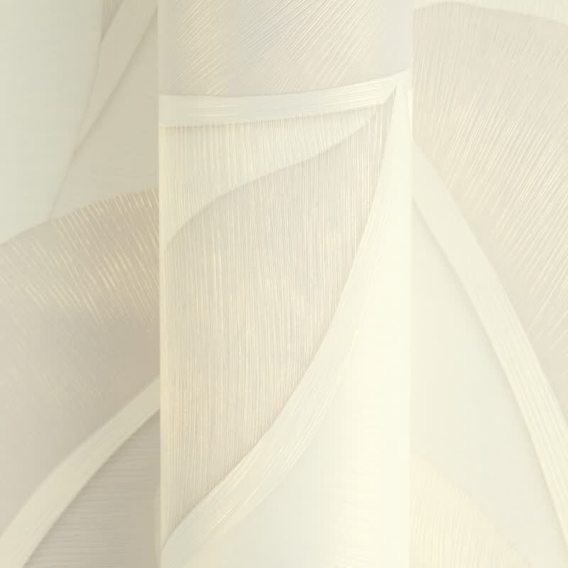 Edle Vliestapete mit Botanical & Dschungel in Beige & Weiß (Vibes & Styles) (KG-177110)