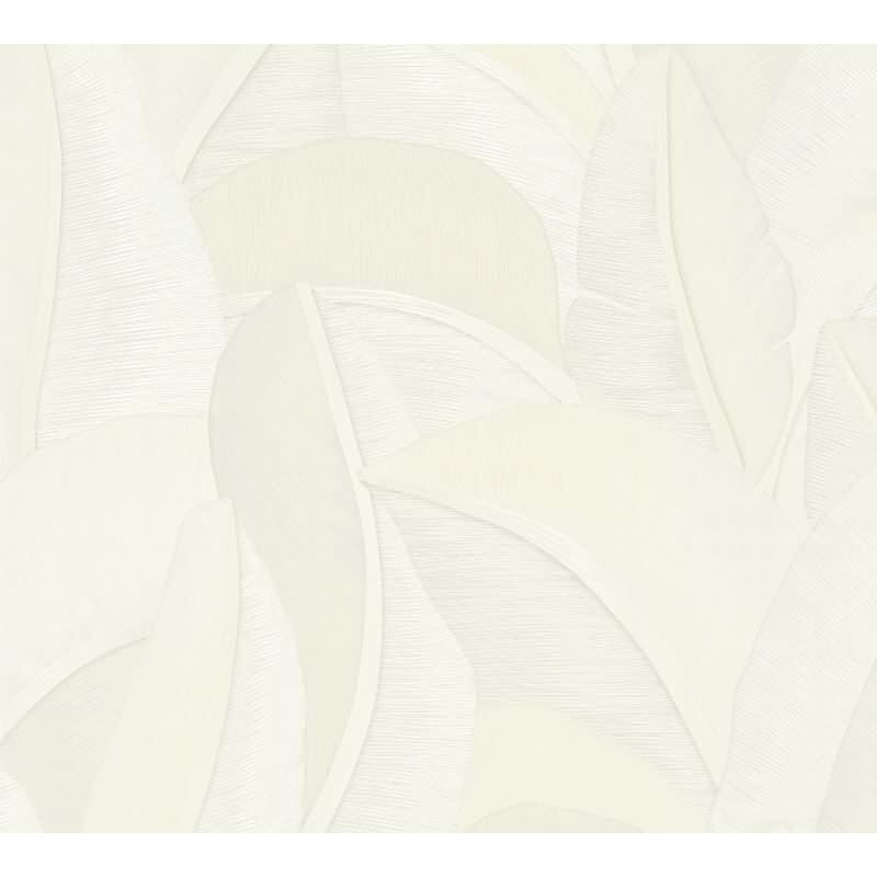 livingwallss Vibes & Styles: Vliestapete mit Botanical & Dschungel-Design in Weiß (KG-177111)