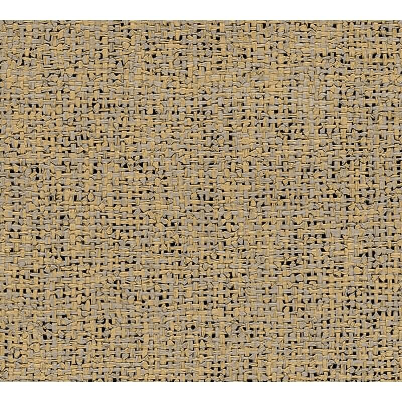 Orange Stoff & Geflecht-Design Vliestapete - Vibes & Styles Kollektion (KG-177112)