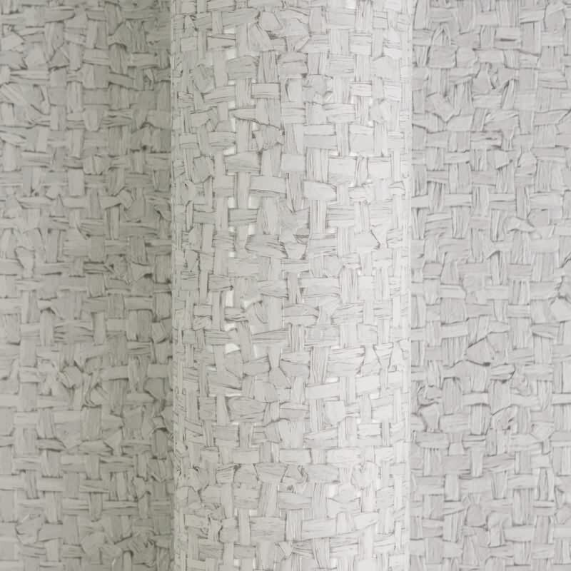 Elegante Vliestapete Grau-Stoff & Geflecht - Exklusiv Vibes & Styles (KG-177113)