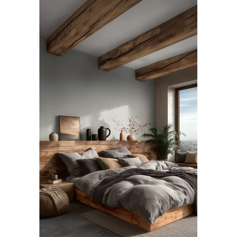 Elegante Vliestapete Grau-Stoff & Geflecht - Exklusiv Vibes & Styles (KG-177113)