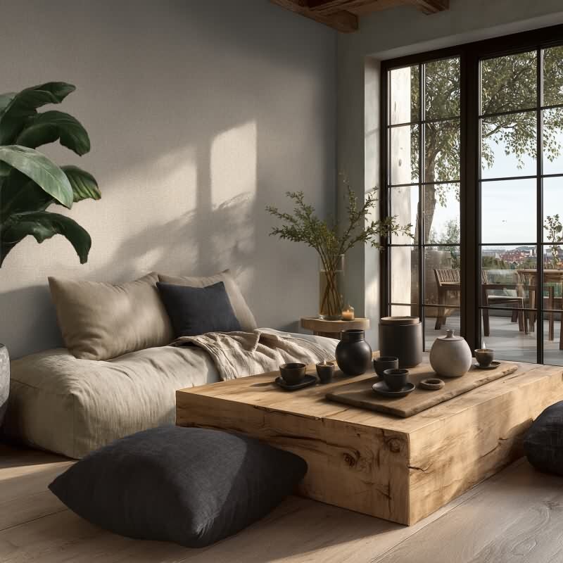 Stoff & Geflecht Vliestapete in Beige & Grau - Vibes & Styles von livingwalls (KG-177114)