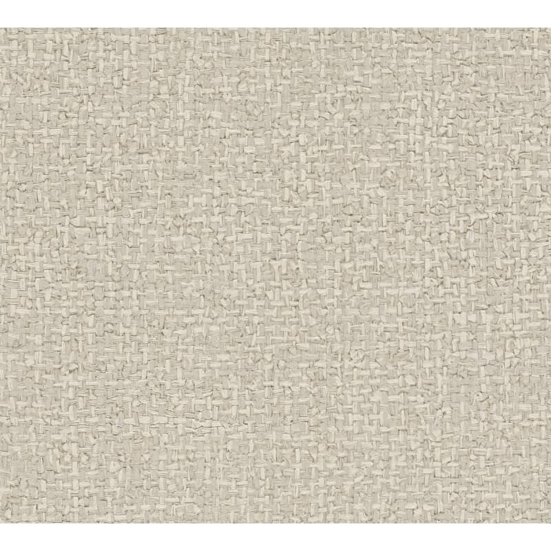 Stoff & Geflecht Vliestapete in Beige & Grau - Vibes & Styles von livingwalls (KG-177114)