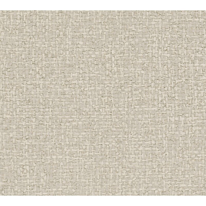 Stoff & Geflecht Vliestapete in Beige & Grau - Vibes & Styles von livingwalls (KG-177114)