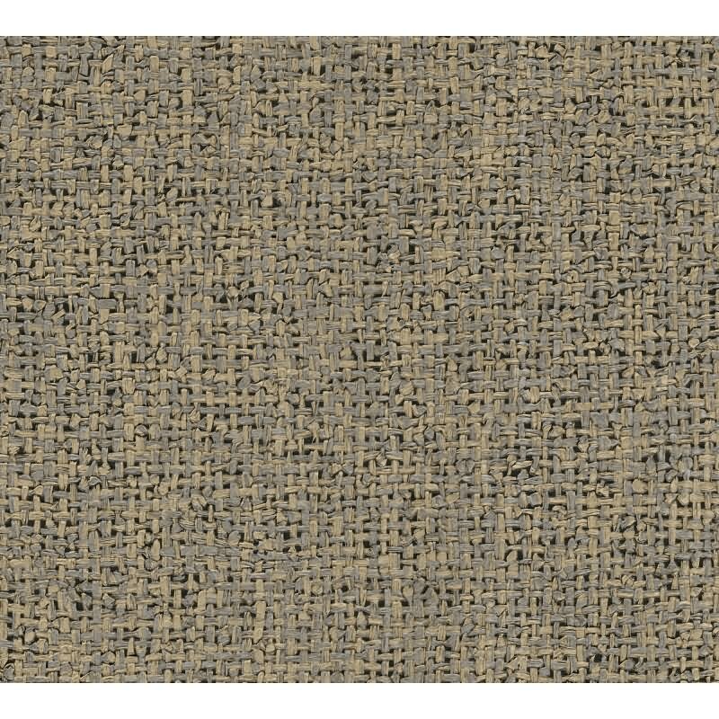 Premium Vliestapete Stoff & Geflecht Braun mit Grau - Vibes & Styles (KG-177115)