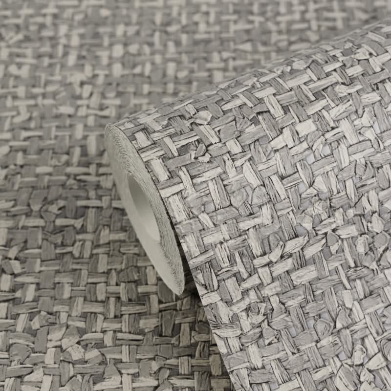 Vliestapete Grau Stoff & Geflecht - Vibes & Styles Edition von livingwalls (KG-177116)