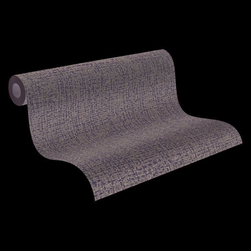 Vliestapete Grau Stoff & Geflecht - Vibes & Styles Edition von livingwalls (KG-177116)