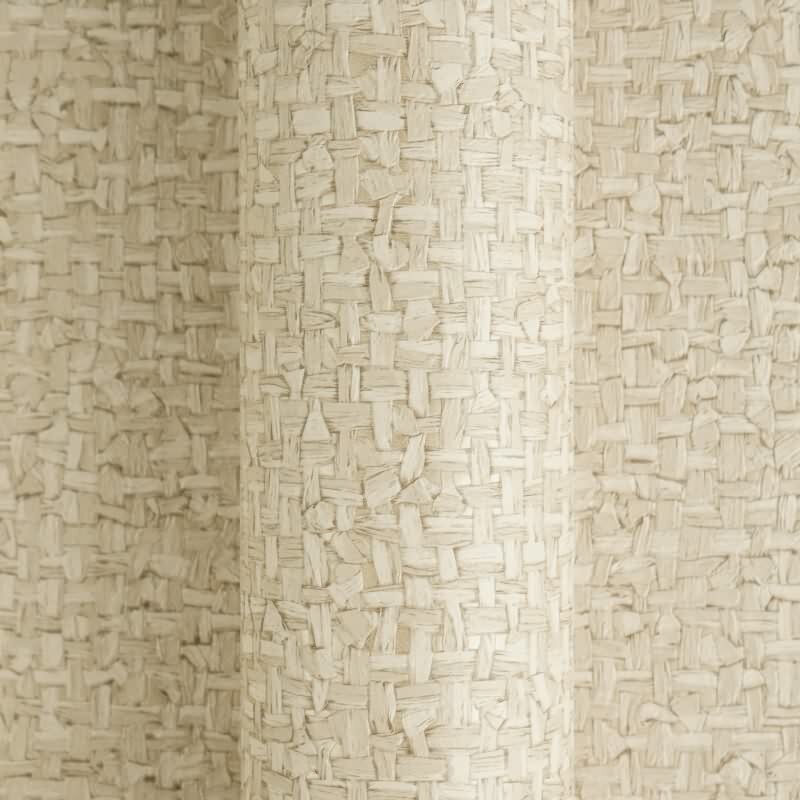 Stoff & Geflecht-Muster Vliestapete im Beige-Ton - Vibes & Styles Serie (KG-177117)