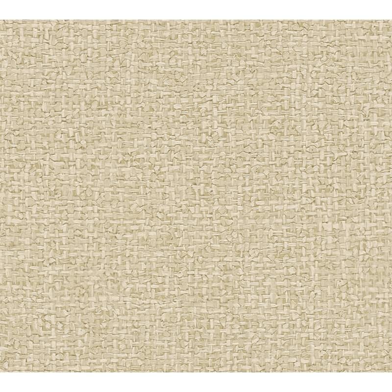 Stoff & Geflecht-Muster Vliestapete im Beige-Ton - Vibes & Styles Serie (KG-177117)