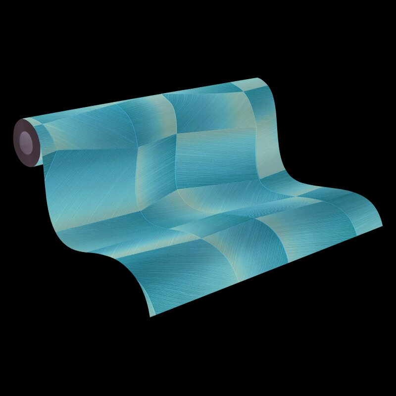 Stilvolle Grafik & Geometrie-Tapete Braun aus Vibes & Styles (KG-177118)