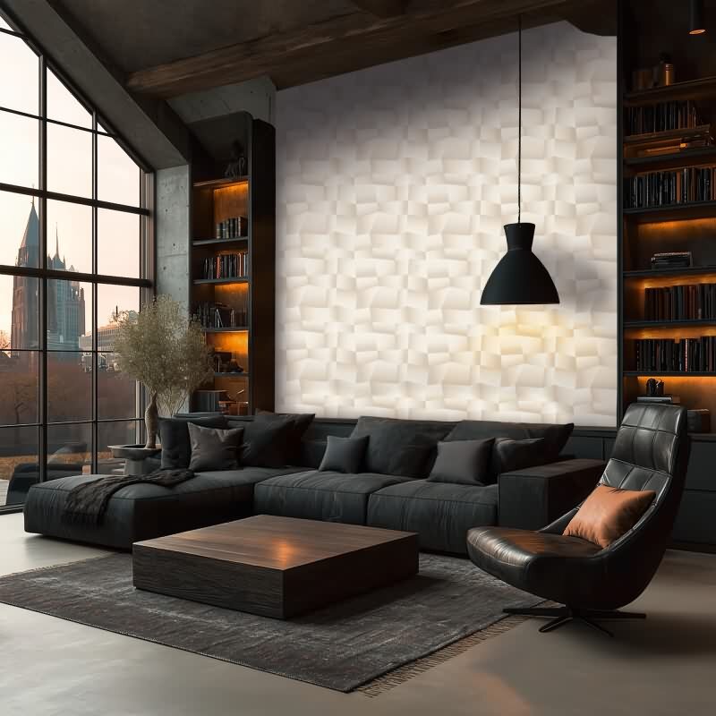 Beige Grafik & Geometrie-Design Vliestapete - Vibes & Styles Kollektion (KG-177121)