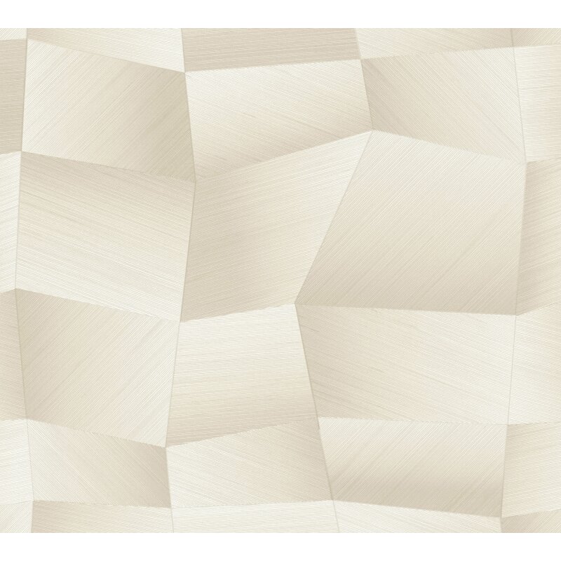 Beige Grafik & Geometrie-Design Vliestapete - Vibes & Styles Kollektion (KG-177121)