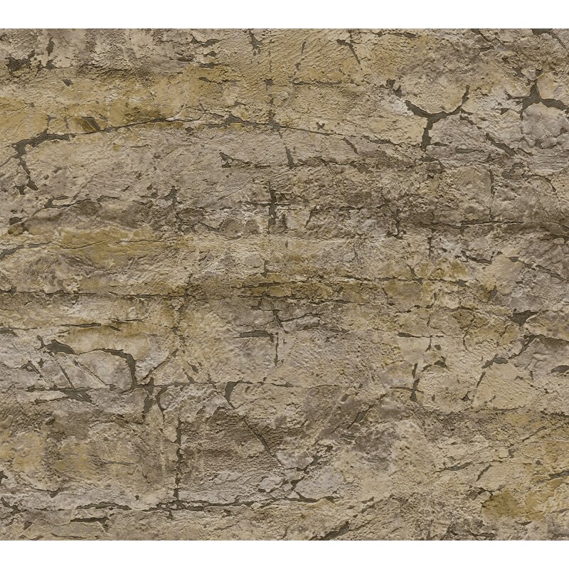 Vliestapete Beige Stein - Vibes & Styles Edition von livingwalls (KG-177123)