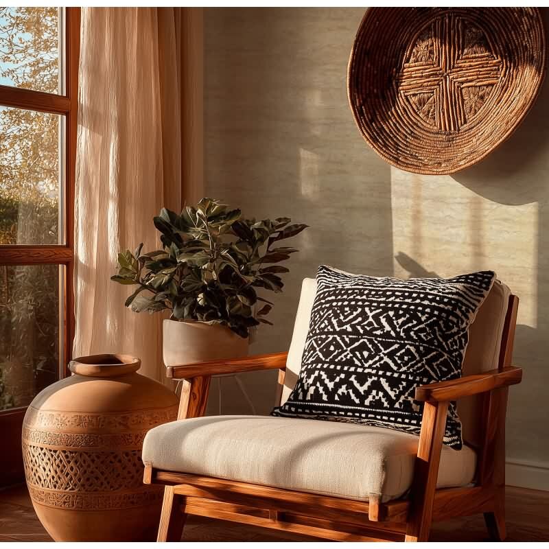 Stein-Muster Vliestapete im Beige-Ton - Vibes & Styles Serie (KG-177125)