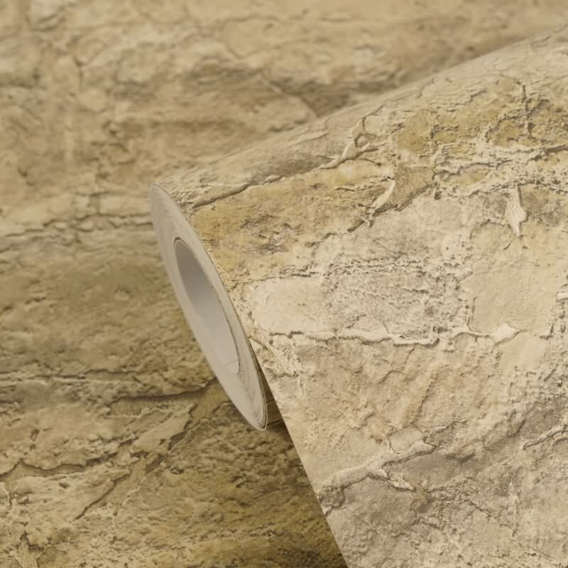 Vliestapete Braun Stein - Vibes & Styles Edition von livingwalls (KG-177126)