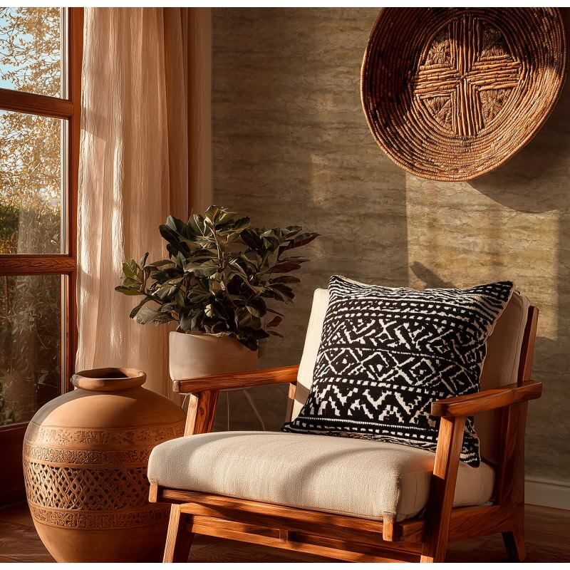 Vliestapete Braun Stein - Vibes & Styles Edition von livingwalls (KG-177126)