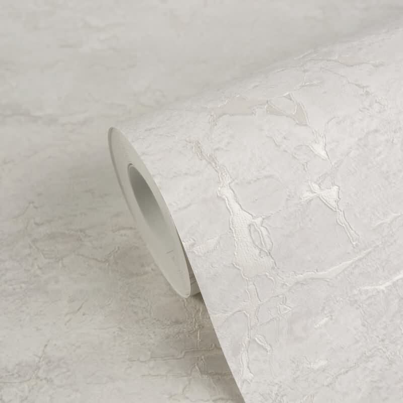 Stilvolle Stein-Tapete Grau mit Weiß aus Vibes & Styles (KG-177128)