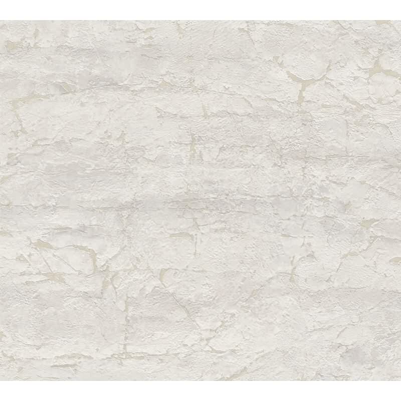 Stilvolle Stein-Tapete Grau mit Weiß aus Vibes & Styles (KG-177128)