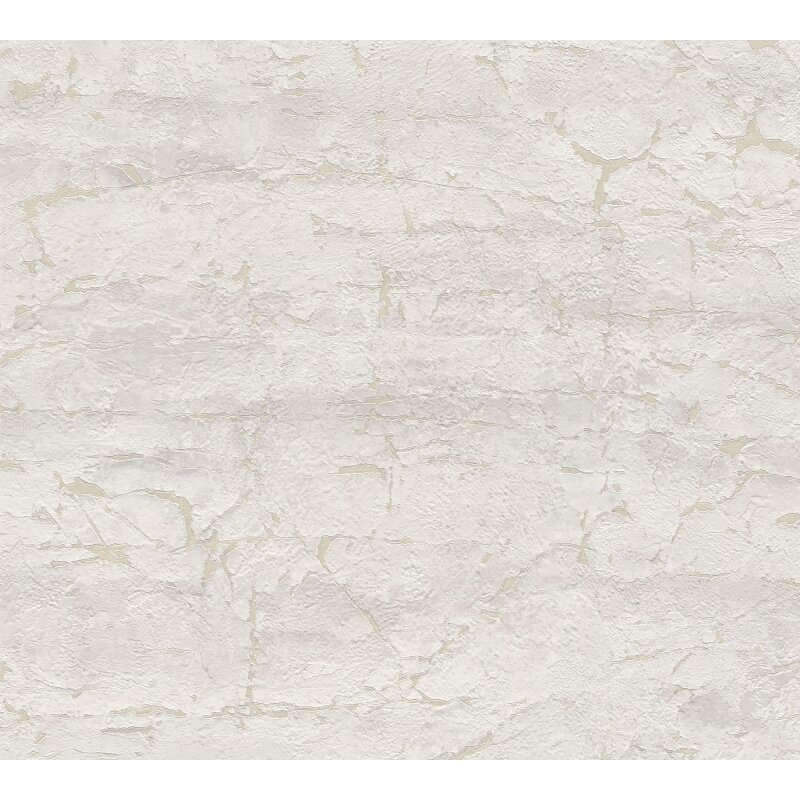 Stilvolle Stein-Tapete Grau mit Weiß aus Vibes & Styles (KG-177128)