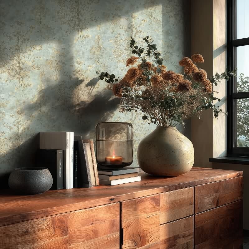 Vliestapete Grau Grafik & Geometrie - Vibes & Styles Edition von livingwalls (KG-177129)