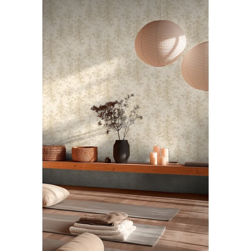 Beige Grafik & Geometrie-Design Vliestapete - Vibes & Styles Kollektion (KG-177131)