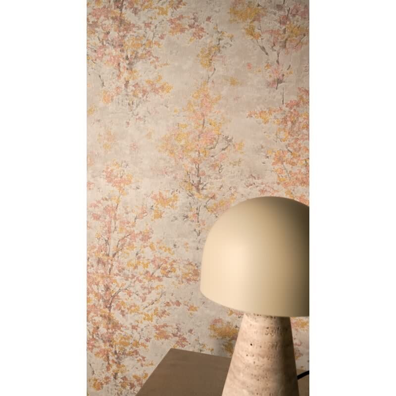 Beige Grafik & Geometrie-Design Vliestapete - Vibes & Styles Kollektion (KG-177133)