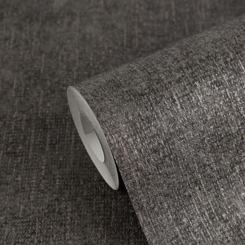 Premium Vliestapete Uni Schwarz mit Grau - Vibes & Styles (KG-177140)